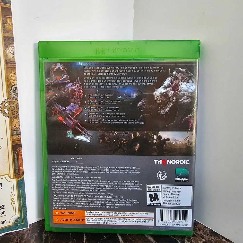 Elex Xbox One THQ Nordic Piranha Bytes Action RPG Video Game 2017